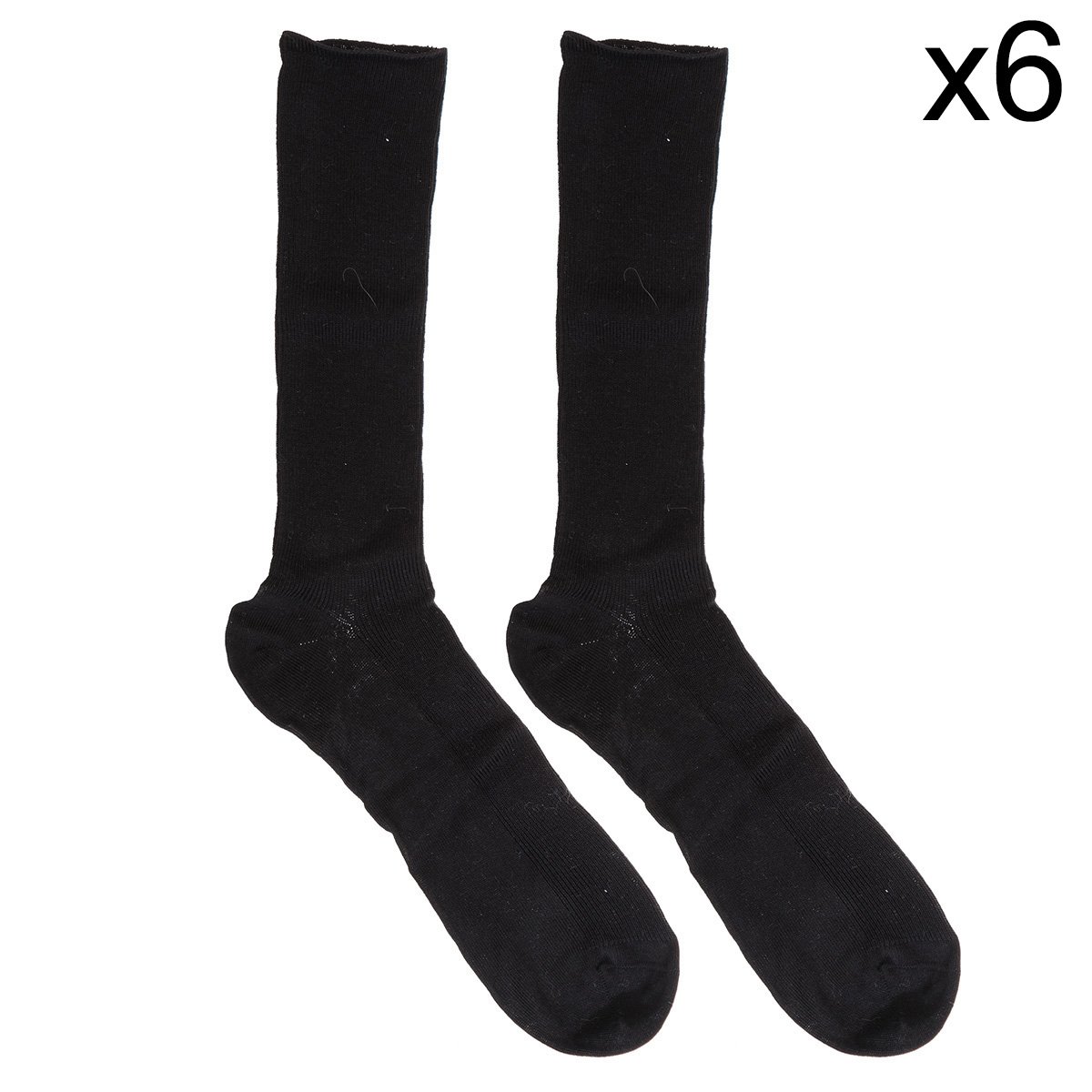 Black Price - Pack-6 Calcetines sin goma Essential 6077 hombre