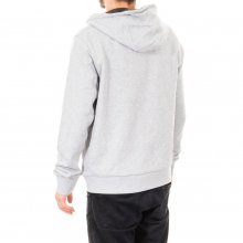 Men's long-sleeved sweatshirt with round neck and hood HM580247