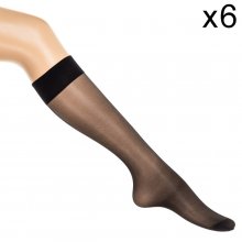 Pack-6 Mini elastic tights of 20 Deniers GAMBSETI-20 woman