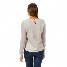 Long sleeve round neck sweater 70DML0155 woman