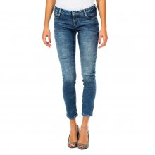 Long jean pants with narrow cut hems 10DB50282 woman