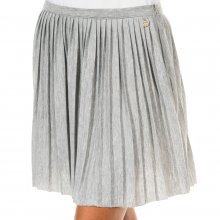 Pleated skirt with side zipper 70DGC0247 woman