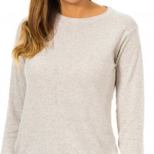 Women's long sleeve round neck sweater 10DTL0169