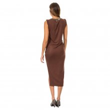 Roman style Wide Straps Dress 10DVE0585 woman