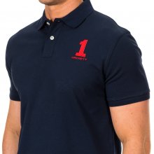 Men's Short Sleeve Polo with lapel collar HM561478
