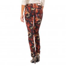 Long trousers with skinny cut hems 10DBF0605 woman