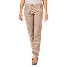 Long waterproof trousers with straight cut and bottoms 36691042 woman