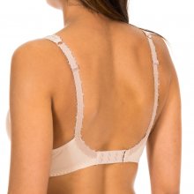 Women's non-wired bra with cups P04MW