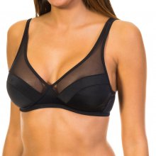 Non-wired bra with elastic sides 04974 woman