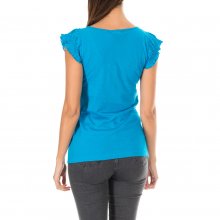 Sleeveless T-shirt with round neckline ADM0102 woman