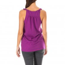 Women's round neck twisted tank top ADM0107