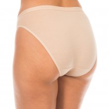 Pack-3 Les Pockets panties elastic fabric D4H00 woman