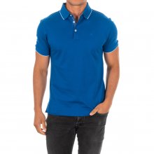 Men's short-sleeved polo shirt with lapel collar HM561801