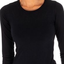 Women's long-sleeved round neck t-shirt 1487904677