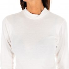 Camiseta manga larga y cuello medio alto 1625-M mujer