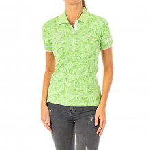 Women's short-sleeved polo shirt with lapel collar LWP309