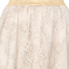 Women's high elastic waist skirt with chiffon lining JWKG01