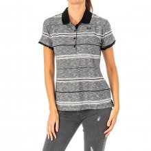 Women's short-sleeved polo shirt with lapel collar LWP005