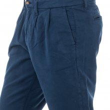 Pantalón Largo con bajos con corte recto y trabillas para cinturón KMT006 hombre
