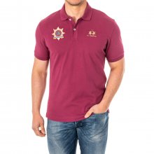 Short sleeve polo with lapel collar 2MPT42 men