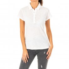 Women's short-sleeved polo shirt with lapel collar LWP601