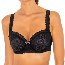 Women's non-wired bra with cups P07I2