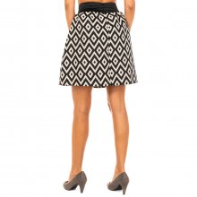 Puffed skirt with wide rubber waistband HWK003 women