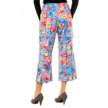 Women's flower print capri pants P16114-T1640