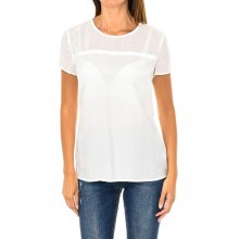 Women's short sleeve round neck blouse 3Y5H45-5NZSZ