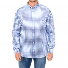Men's long-sleeved lapel collar shirt 3Y6C21-6N0QZ