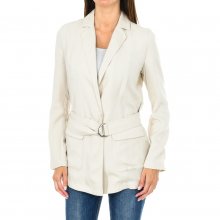 Women's Long Sleeve Belted Blazer 3Y5G51-5NYCZ