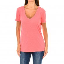 Women's short-sleeved V-neck T-shirt 3Y5T45-5JZMZ