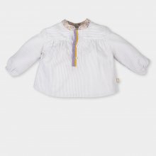Long sleeve blouse with mandarin style collar 3045W17 girl