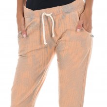 Pantalon de chandal Largo con bajos ajustables 10DBF0075-J100 mujer