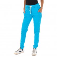 Pantalon de chandal Largo con bajos ajustables 10DBF0075-J100 mujer