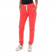 Long track pants with adjustable hems 10DBF0075-J100 woman