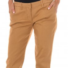 Pantalon Largo estilo chino con bajos rectos 70DBF0028-G069 mujer