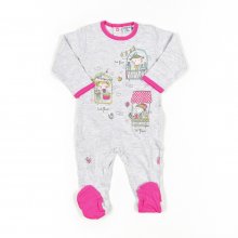 Long-sleeved and round-neck romper 18105075 baby