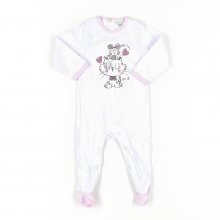 Long-sleeved and round-neck romper 7056 baby