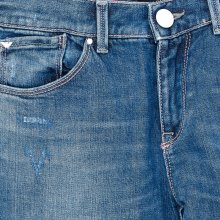Women's long narrow cut denim pants C5J23