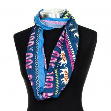 Infinity collar for face and neck printed 27500 woman