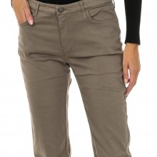 Long stretch fabric pants 6X5J85-5N0RZ woman