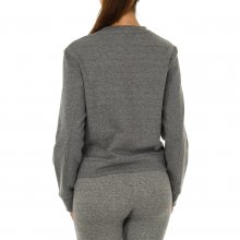 Women's long-sleeved round neck sweater 7V5M75-5J42Z