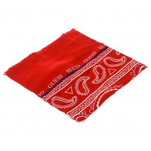 Printed scarf with frayed contours AM8764MOD03 man