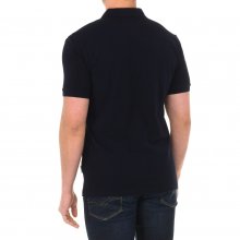 Men's short-sleeved polo shirt with lapel collar NP0A4FCB