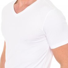 Camiseta Manga Corta cuello en pico 00CG26-0QAZY hombre