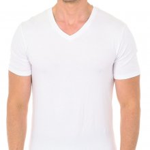 Pack- 2 men's short sleeve V-neck T-shirts D0A6E