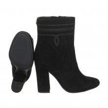 Heeled ankle boots with round toe FLLU23SUE10 woman