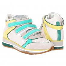 Women's leather wedge high-top sneaker D3221A-00021