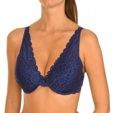Women's bra with underwire and elastic sides O77C03PZ00A